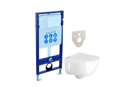 Сет унитаз + инсталляция Aquatek SET AQUATEK ДИВА